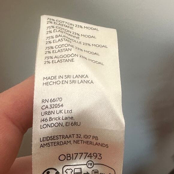 Anthropologie Cream Wide Leg Pants - Picture 5 of 5